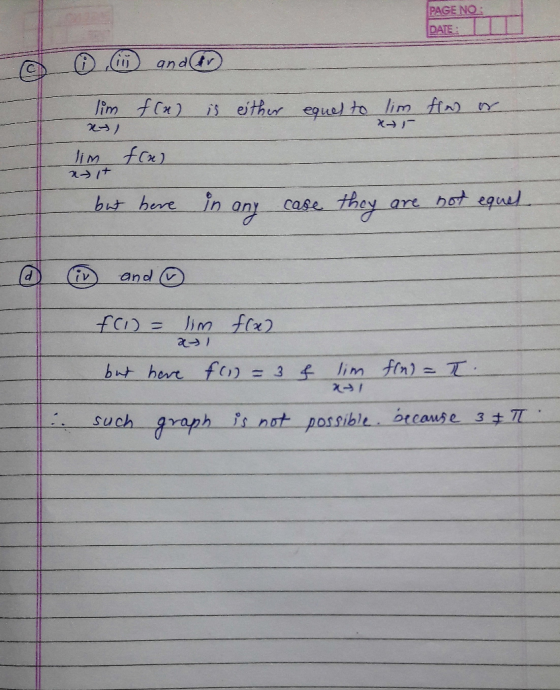 PAGE NO )and t lim f(x) İS either eque) to lim fino heve and (v a- 1 3 such-anh-li-not-possible , 2t cause
