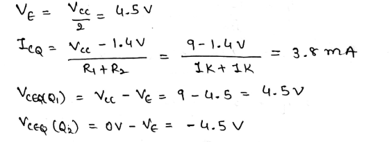 Vec 4.S V CC 9-1.4 V 1.4V 3.T mA RI R 1Kt 1K Vee 4.5V 9- u.S Vc- Ve - u.5 V OV