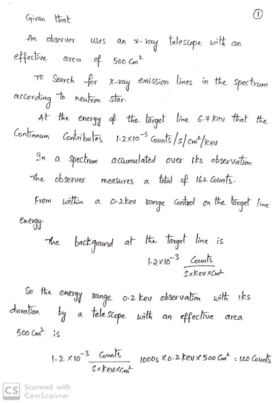 Given Wat -An oboerers an eClive. area 아 500 Cm Search -er X-ty enission tines in the spectrum atcording to netren star At th