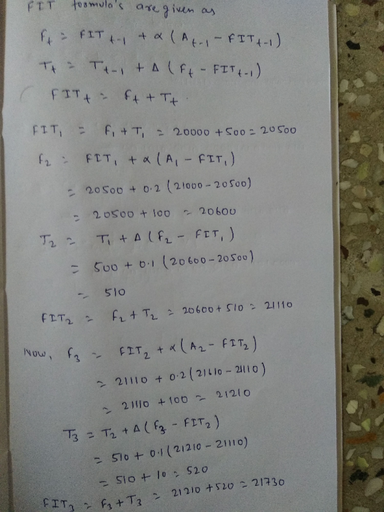fo0mulas are ien FTT f fIT (At-i FIT-1) T- + A (Fk- FIT-) FITH f+Tt FIT, f, +T, 20000 +S00こ2050o FET, +aA- FIT,) (21000-2050