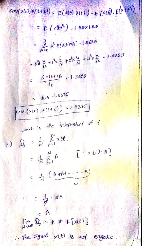 .3 -o 6 tbtl 1.5695 l6 Cov (xlt) ,x(HT)-09375 shich i the ndepenlent t MA