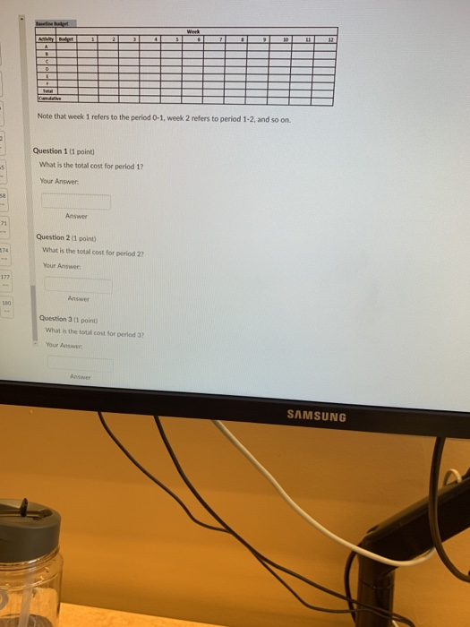 Baseline adet Wrek 13 10 1 1 lget Atuty omdatlve Note that week 1 refers to the period 0-1, week 2 refers to period 1-2, and
