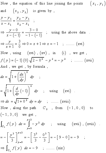 (xi , y.) Now , the equation of this line joining the points (, . У.) and 1S given by ; using the above data HV1 x+1 0 Now ,