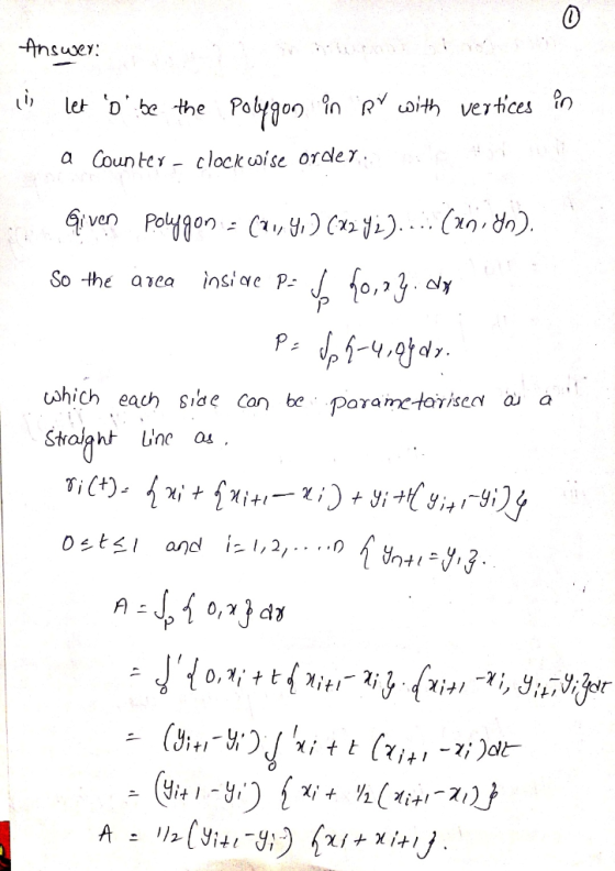 0 unter - clock wise orcler So -the area insiare P- っ Ahich each side can be Pora mctoriscơ a. a