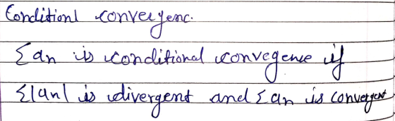 Caditionl Canvede dn is condlikionel 3lan j divergent amel Lan anut