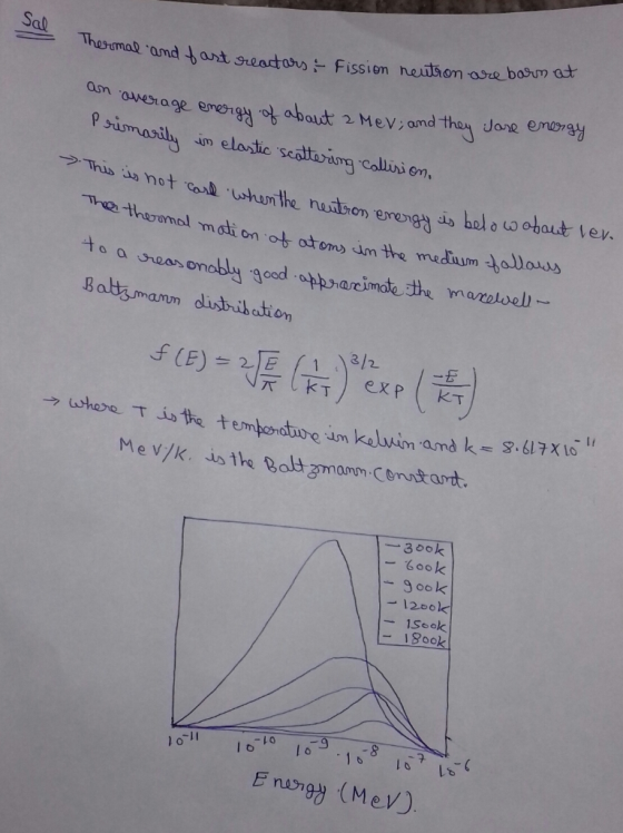 Fission neithon osre bosum at amd Jant seoct asn age energy 짬 about 2 MeV, and thoj Jane emongy ev, am in elostic scotaeurg c