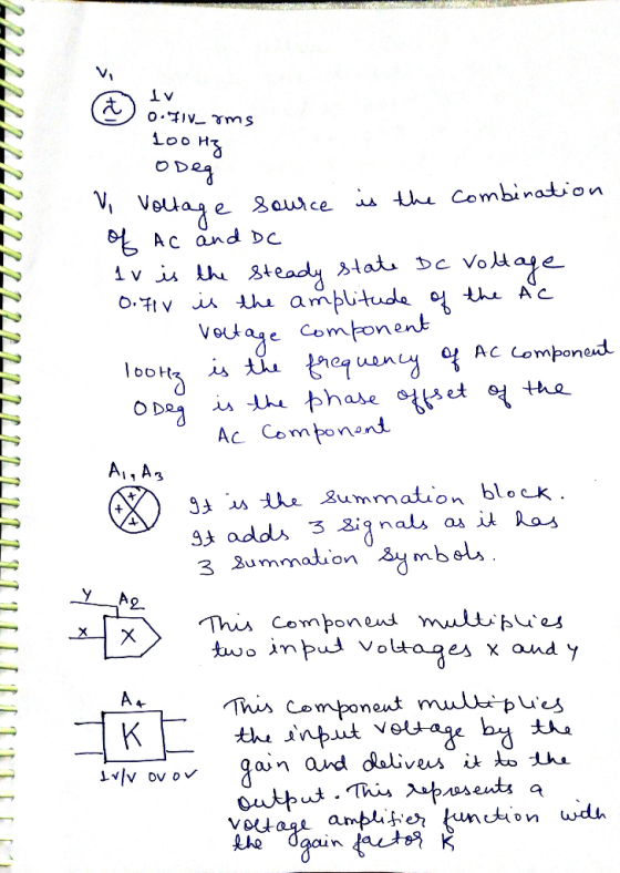 Ac and Dc Voutae Combone Ac Lomponed OD Ac Comtonond gメ ..:Ue summat on block 2 İnbud voltages Tis Component muu p