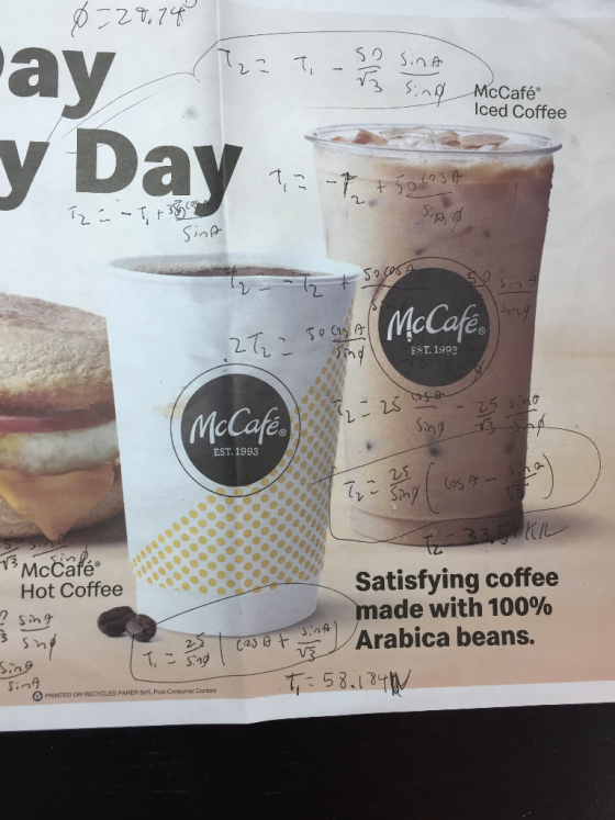 ay cCafé Iced Coffee Da 闷 2 McCafe 2. EST. 1993 McCafe EST. 1993 25 McCafé Hot Coffee Satisfying coffee made with 100% t-ces