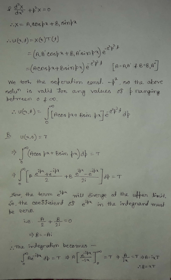 XP da tx 0 X= A,eoKpa + 8, inpa .ula,)=x)T) (A,n coapa t 6,fsint)e =(AcoapatBainp)efn-R-8 referation eonsd. - We tooh +he D