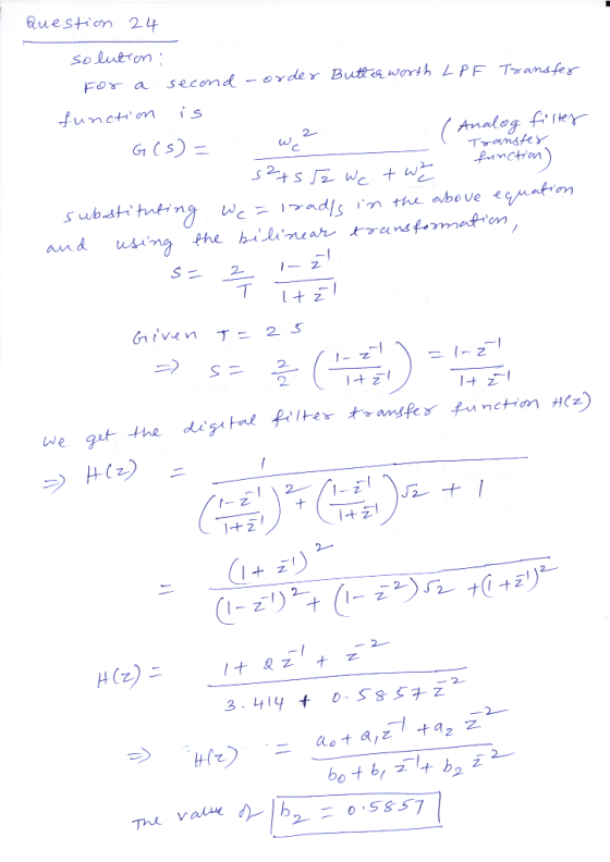 RuesHom 24 For a secomd- ode But worth LPF Tanafer functim is Analog fie GCS よγα n4.mwf..on u 4.mafheha,L, ,ne aん an d ㄒ 21
