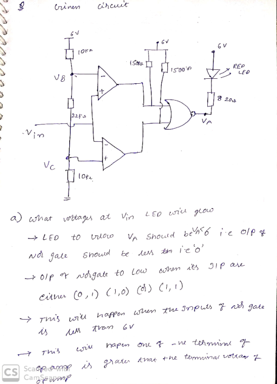 ircuit Crinn REP LED Isoon 8 20 22Fa VA ota ) anat otages at Vin LEO to VA Should Nd gate lest e o Shoudd be J/P are 0/p Ndg
