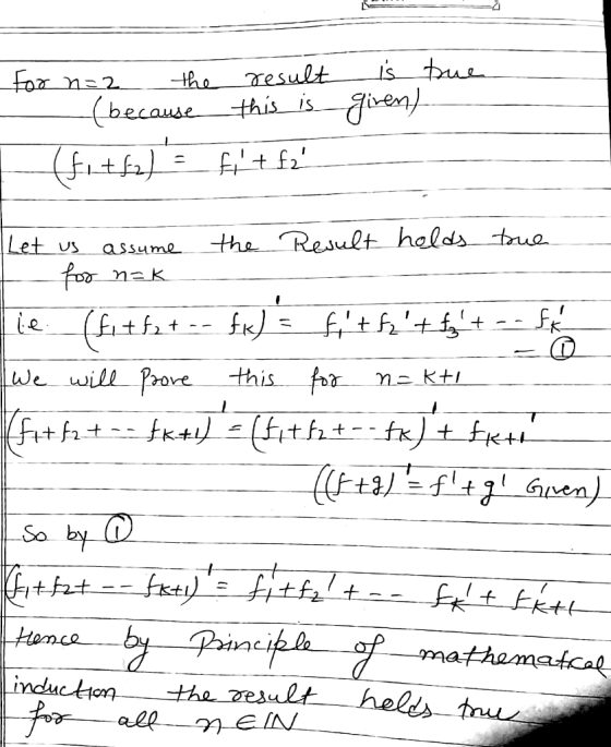i-en) (becase tis ish Let us assumeh Result helds tua we will-Prove this ha- nsktl So by (i