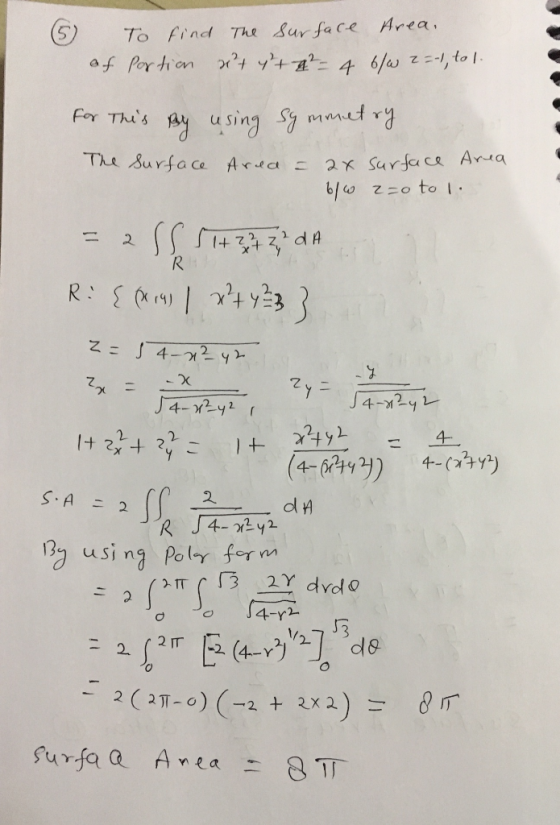 S) To Find The Surface Avea For This usin S mf 2, 2 乙 using Poty fer m 厅 2 ( 21-0) (-2, + 2x3) =