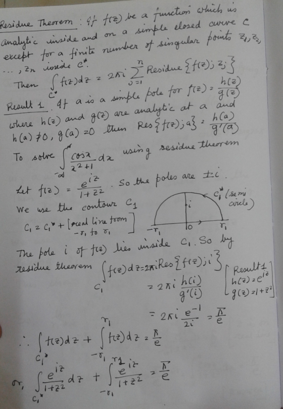 huch us eept fora J 리 utuna he) an ge ane analyts at a ani h@)扣, g(a)-0 laun Ruoftて), al 2.ga 77でリ desidue theorem We e the