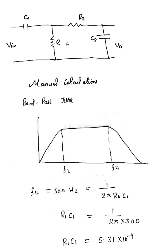 CI 2 C2 Vo FH 11-300 Hz = -L Ri CI 2n X30O