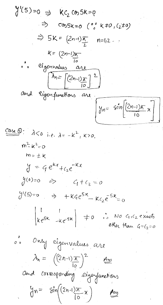 gus)-o Co5K 0 5K (2n-) n li2 (2n-1A K= eigenvalwus in- (2n-)7 are 2 igen faunetons ane amd gin Hn= Case K70 mk2-o ki +e 5K KG