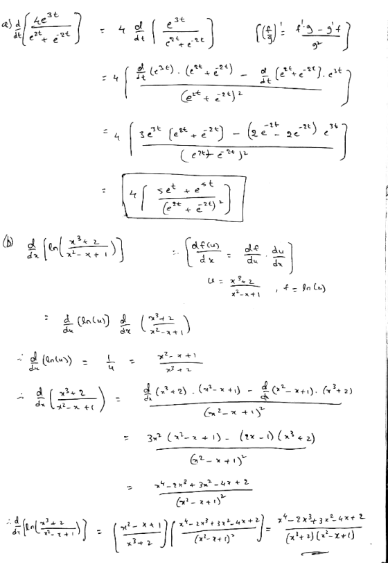,3t he a) d 2t e 2 t 2 e s et (d df(u) du d x du (anlu) 32