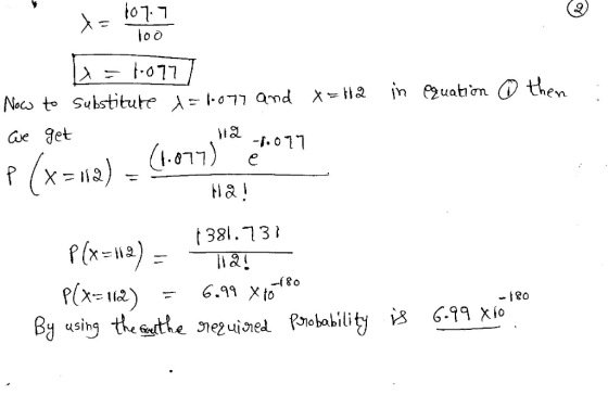lo o LLO Nocs to Substitute = ko-77 and X= H2 in ezuaton then Ge get (x=-u2) (Tr) 381.13 pex-wa) P(x 2) By using the athe ieg