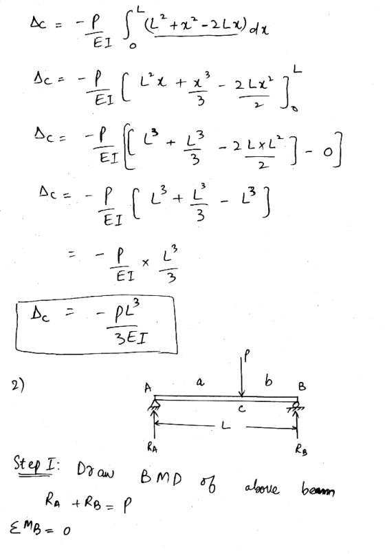 2 EI EI L-L. + L EI 2) Rs