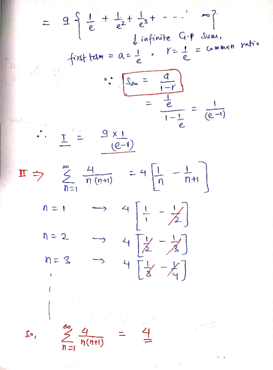 1 + e2 infinite Co M mah raho fixt tew a E e e e e-1) 4 ncnt) il