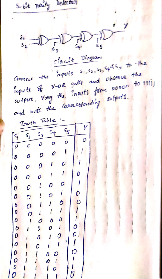5-baty Delectas St Diagpan ciawit Smputs 51,5254t Connect th and obse ve the mputs X-oR utput. Vay t gates Inputt fm atuts co
