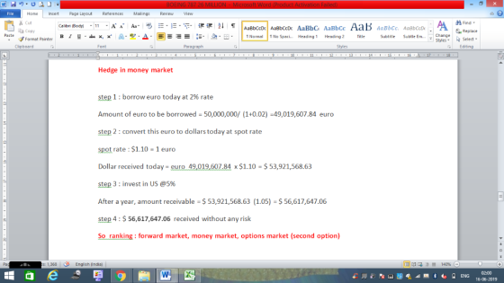 U W BOEING 787 26 MILLION File Home Insert Page Layout References Mailings Review View Find Cut T Aa Calibri (Body) 11 A A Aa