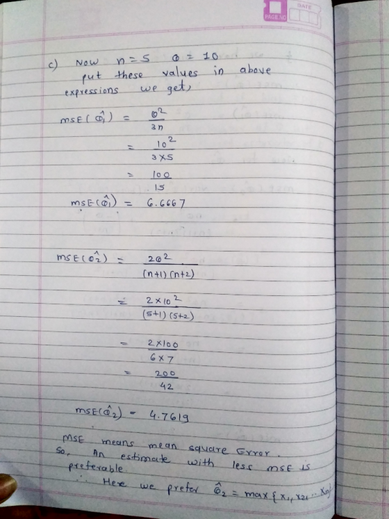 DATE PAGE NO ut-these-values-in -abou expressions weget ave 3 n 2 3 XS loo msE(6)= C.CC6 7 2.0 s1) (S+2) 200 42. ise neans me