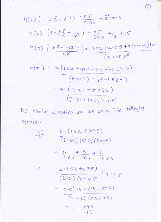 4(2) (1-52- 22 2, 15 2-0% 2-05 2 で0、5 Zo 5x1 5 diection we an solve The folow o9 euohion 2-2) (z-10s t-S