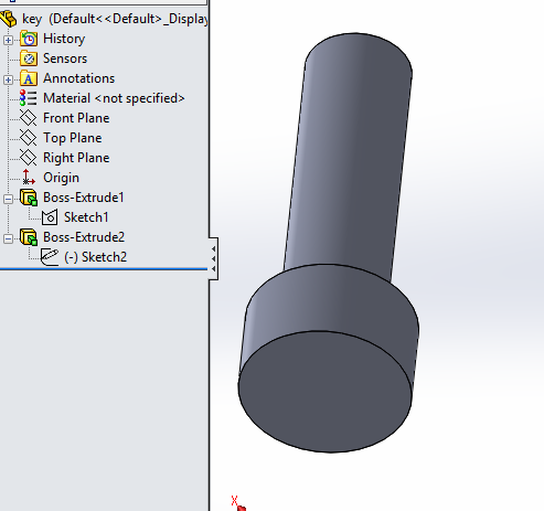 key (Default<«Default>_Display History Sensors A Annotations EMaterial <not specified> Front Plane Top Plane Right Plane I. O