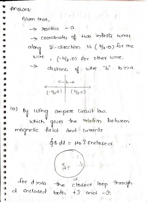 Answes Gtuen that, a S10cliu Otwo irrfinila wrre coorclinates S 2-dirccto oire (-blib) foY other wre o distanc 7a w re 0 Cpe