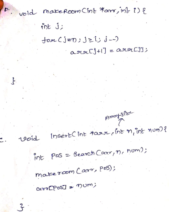p. fot j; Pas;Search Carr, η , num): int