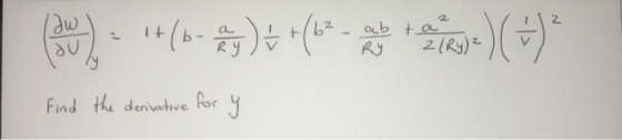 acb ta 2(Ry) RY Ry --). 수(욕-1)n Find the deniumtive for