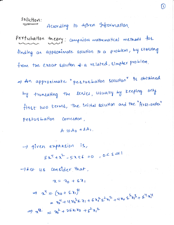 JoluKon: tinding an a ploximate solution a prole, btan obtained An apPYO apponimate pe^tubation soluton tuniatng the lexic u
