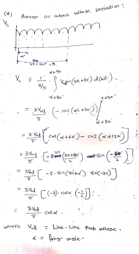 c cutpule volfa se Derivation 3 イ+qa mA coS 120 Line - Line Peak volta>e .