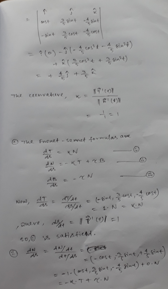 2 tost int tost int Cost (0)-31-4 4 속승 +을 1 The Leenvatare (131 The Fneuet-se mat formulas ane dT KN N -KT+RB ds dB -RN 4 Ays