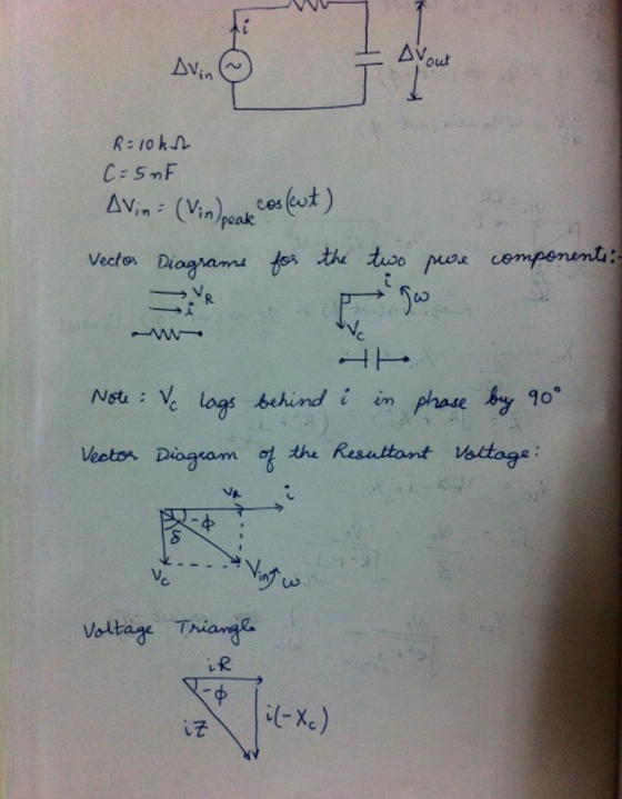 AVout Avin ees (cot peakk Vefor Diagram for the thsouo cempennt nphae by 10 eum Vatos Diagram 옇 the nesattant Val age VA Volt