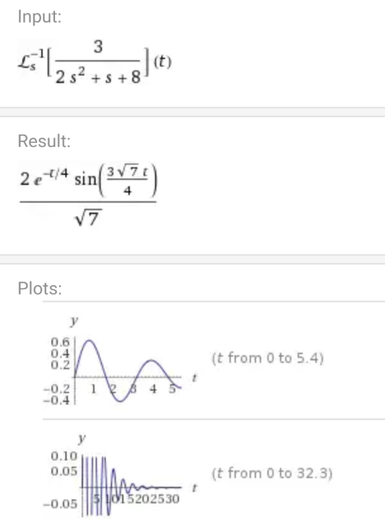 Input: J (t) Result: N7 Plots: 0.6 0.4 0.2 (t from 0 to 5.4) -0.2 1 -0.4 0.10 0.05 (t from 0 to 32.3) 202530 -0.05
