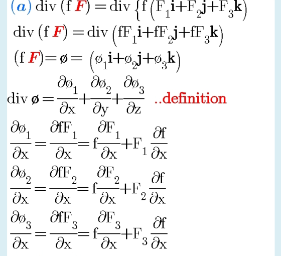 div (fF) = div (FiİHFJ+P,k) div ø--+--+- . . definition of of of