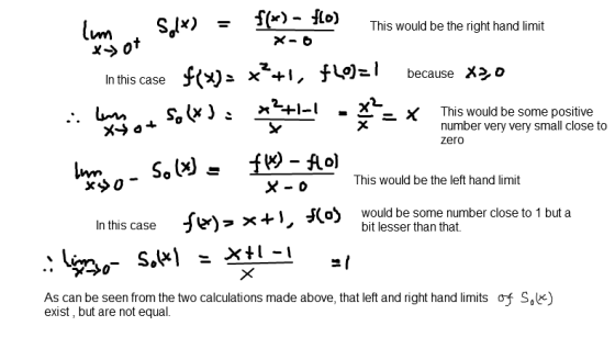 This would be the right hand limit (o-() х>ot because X2o In this case x+l-l This would be some positive number very very sma