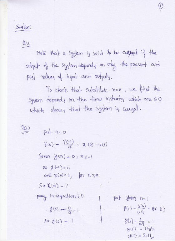 Solution tle system doped on ong tho p70sent and output, ind the To chock that Suhsttuk ne So yo 0
