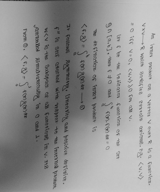 Ler be the indicatos unetion oF the Set O amd þ70duer iS Tho defination of falloNs m Umearity and bosisive dnite. W<V İ6-tho
