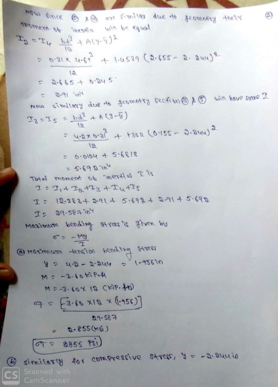 -405) 18 2 o 0104812 Total momentt ertiol maximum bendiro st ratt tven b 09-S87 855J CT? 0835 Psi 3 aqu i simitory tor comp