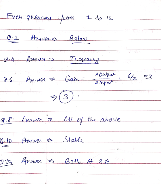 Even queatians em Auauser 02 Below Tnceasraz --4Amwna AOuput 6/2-3 Gaa= Auwes AMpuF 3 Au of the above Stable Anwen Anouea