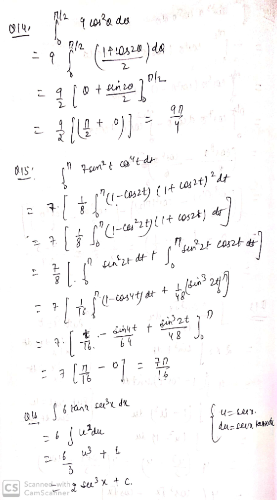 )da Ittos20 2 2 C П zentt catt dr 2. (gesor +160-1), whnr-), Lunyt t Sin 2t S 6 lan ce dr du=cen ad Cs Scanned with e t C. C