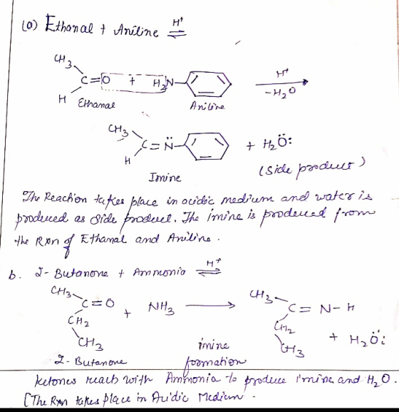 CH 3 2 CH Iine on take. plare in ou dec medium and ไม่ater 、The İmine.is P odur.บุ țY Wu The Reacken a CH2 CH CH 2 3 之-Butano