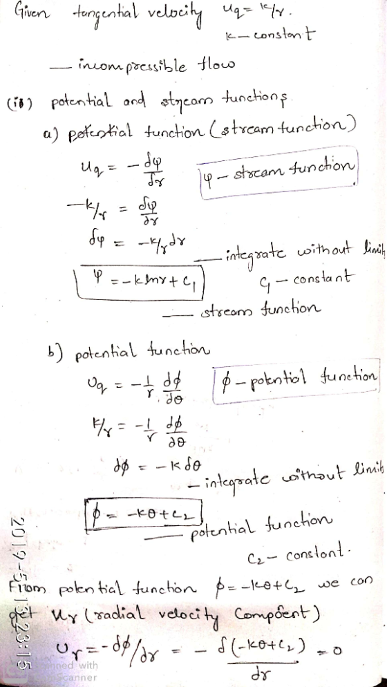 Conston unction tycam tunchor - stxcam 4unchovni et - cons ta n stseonp tunchion b) potenal tunehon Pott n hat M adial ve loc