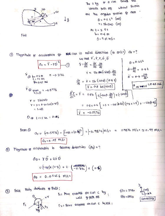 rth nB thout ficto) 2b (m) Find b- o-s om tion (ih mls2) ar-? @ b o- m -0 3132 t5 Sec at 1.5 d t- 丫 一 -0.5976 e exenteon can
