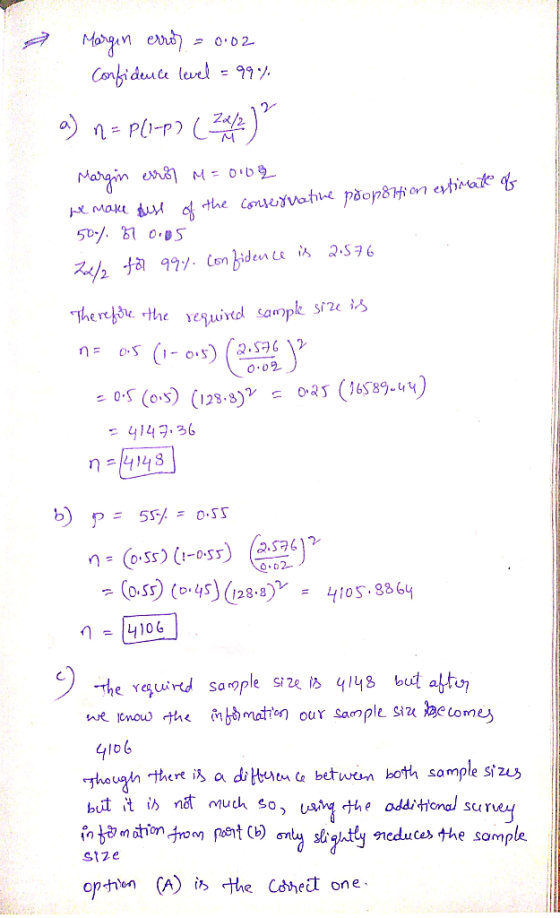 Margun erd Confidu ce level = 99 % 0 D 2 Zot/2 Pl-p M = 0D Margin e Rmake du d the Conjeyvatue põop8fi on evtimatk 50-/. 0.B5
