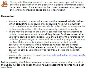 Please note that any answers from previous pages carried through onto this page (either on the page or in a popup information