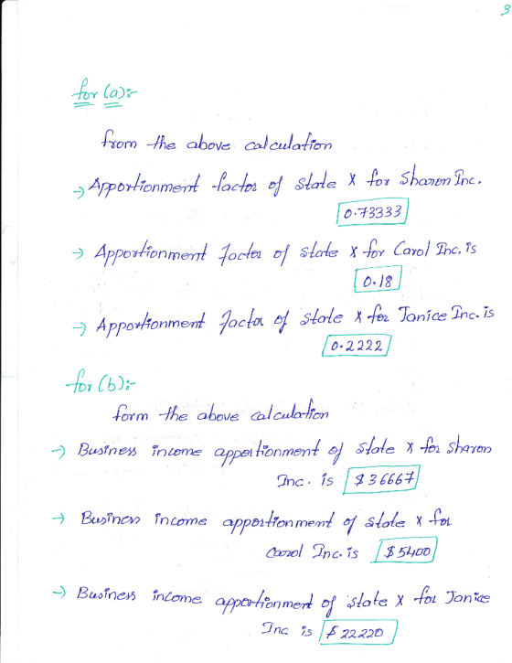 he above calculatiom o..チ3333 -) APfo hon mert 구oden 어 slde x4by Carol Trc.is D.18 0-2222 form the aboelculatht Sharo Busines